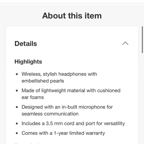 heyday embellished headphones - Picture 5 of 7